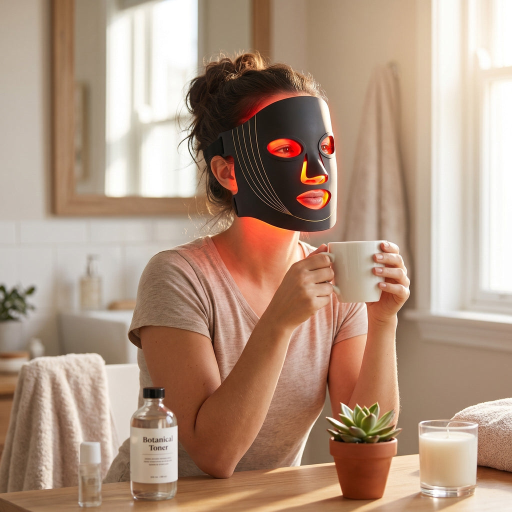 Lumina LED Face Mask — 7 - Spectrum Red Light Therapy Device - AwakenRefreshed